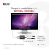 club3D CAC-1010-A DisplayPort / DVI adaptér [1x zástrčka DisplayPort, USB A - 1x DVI zásuvka 24+1pólová] černá 60 cm