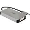 club3D CAC-1510-A USB-C® / DVI adaptér [1x USB-C® - 1x DVI] stříbrná 24.5 cm