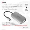 club3D CAC-1510-A USB-C® / DVI adaptér [1x USB-C® - 1x DVI] stříbrná 24.5 cm