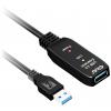club3D USB kabel USB 3.2 Gen1 konektor rj45 5.00 m černá CAC-1404