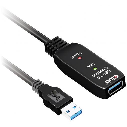 club3D USB kabel USB 3.2 Gen1 konektor rj45 5.00 m černá CAC-1404