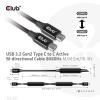 club3D Kabel USB-C USB-C ® zástrčka 5.00 m černá CAC-1535