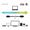 club3D Kabel USB-C USB-C ® zástrčka 20.00 m černá CAC-1589