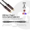 club3D Kabel USB-C USB-C ® zástrčka 20.00 m černá CAC-1589