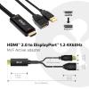 club3D CAC-1331 HDMI / DisplayPort adaptér [1x HDMI® - 1x DisplayPort] černá 0 mm