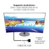club3D DVI kabel DVI-D 24+1pol. Zástrčka 10.00 m černá CAC-1220 DVI kabel