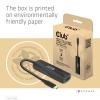 club3D USB 2.0 adaptér [1x USB-C® zástrčka - 1x HDMI zásuvka] Adapter USB 3.2 Typ C - HDMI 2.1 17 cm