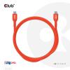 club3D Kabel USB-C USB 2.0 USB-C ® zástrčka 3.00 m oranžová CAC-1513