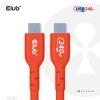 club3D Kabel USB-C USB 2.0 USB-C ® zástrčka 3.00 m oranžová CAC-1513