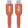 club3D Kabel USB-C USB 2.0 USB-C ® zástrčka 3.00 m oranžová CAC-1513
