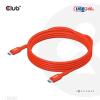 club3D Kabel USB-C USB 2.0 USB-C ® zástrčka 3.00 m oranžová CAC-1513