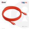 club3D Kabel USB-C USB 2.0 USB-C ® zástrčka 3.00 m oranžová CAC-1513