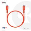 club3D Kabel USB-C USB 2.0 USB-C ® zástrčka 4.00 m oranžová CAC-1515