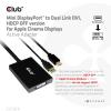 club3D CAC-1130-A Mini-DisplayPort / DVI adaptér [1x Mini DisplayPort, USB A - 1x DVI] černá 60 cm