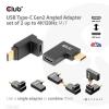club3D USB 3.1 (Gen 2) adaptér [1x USB-C® zástrčka - 1x USB-C® zásuvka] Adapter USB 3.2 Typ C