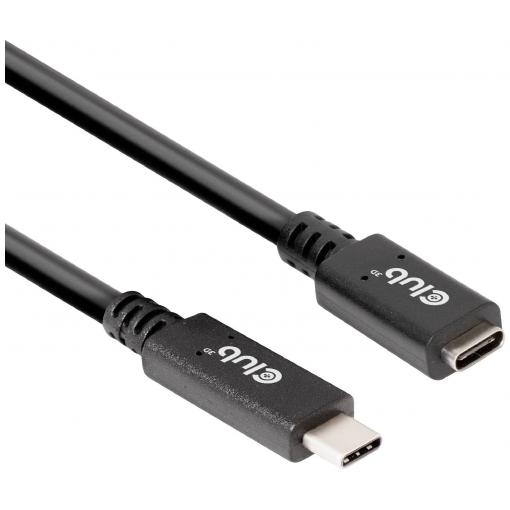 club3D Kabel USB-C USB 3.2 Gen1 USB-C ® zástrčka, USB-C ® zásuvka 2.00 m černá CAC-1529