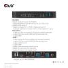 club3D KVM Switch 4K60Hz přepínač KVM HDMI dálkové ovládání 4096 x 2160 Pixel
