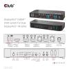 club3D KVM Switch 4K60Hz přepínač KVM HDMI dálkové ovládání 4096 x 2160 Pixel