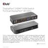 club3D KVM Switch 4K60Hz přepínač KVM HDMI dálkové ovládání 4096 x 2160 Pixel