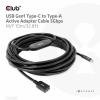 club3D USB adaptér USB 3.2 Gen1 USB-C ® zástrčka, USB-A zásuvka 10.00 m černá CAC-1538