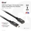 club3D Kabel USB-C USB 3.2 Gen1 USB-C ® zástrčka, USB-C ® zásuvka 1.00 m černá CAC-1531