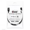 club3D USB kabel USB 3.2 Gen1 USB-C ® zástrčka, USB Micro-B zástrčka 1.00 m černá CAC-1526