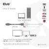 club3D HDMI kabel Zástrčka HDMI-A, Zásuvka HDMI-A 1.00 m černá CAC-1322 HDMI kabel