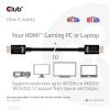 club3D HDMI kabel Zástrčka HDMI-A 5.00 m černá CAC-1375 HDMI kabel