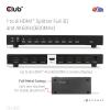 club3D HDMI Splitter 8 + 1 port HDMI rozbočovač 3840 x 2160 Pixel