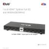 club3D HDMI Splitter 8 + 1 port HDMI rozbočovač 3840 x 2160 Pixel