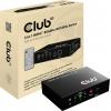 club3D HDMI Switchbox 3 porty HDMI přepínač s dálkovým ovládáním 7680 x 4320 Pixel