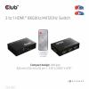 club3D HDMI Switchbox 3 porty HDMI přepínač s dálkovým ovládáním 7680 x 4320 Pixel