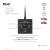 club3D HDMI Switch 2-in-1 bidirektional 2 porty HDMI přepínač 7680 x 4320 Pixel