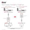club3D HDMI Switch 2-in-1 bidirektional 2 porty HDMI přepínač 7680 x 4320 Pixel