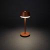 Konstsmide 7830-960 Lyon Akumulátorová stolní LED lampa 2.5 W teplá bílá, RGB terakota