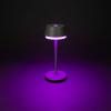 Konstsmide 7830-630 Lyon Akumulátorová stolní LED lampa 2.5 W teplá bílá, RGB zeleno-šedá