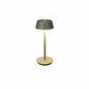 Konstsmide 7830-630 Lyon Akumulátorová stolní LED lampa 2.5 W teplá bílá, RGB zeleno-šedá