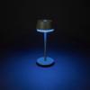 Konstsmide 7830-630 Lyon Akumulátorová stolní LED lampa 2.5 W teplá bílá, RGB zeleno-šedá