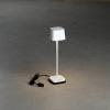 Konstsmide 7829-250 Capri Akumulátorová stolní LED lampa 2.2 W teplá bílá bílá