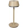 Konstsmide 7830-330 Lyon Akumulátorová stolní LED lampa 2.5 W teplá bílá, RGB písková