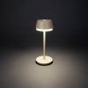 Konstsmide 7830-330 Lyon Akumulátorová stolní LED lampa 2.5 W teplá bílá, RGB písková