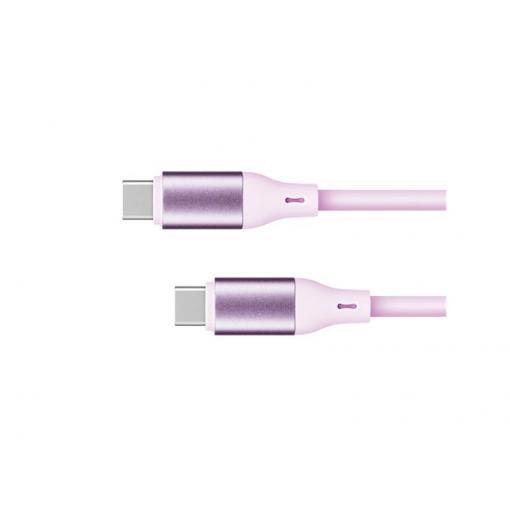 Kabel KRUGER & MATZ KM1269-1P Basic USB-C/USB-C 1m Pink