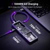 Dockcase USB-C® dokovací stanice DPR71S-EB Vhodné pro značky (dokovací stanice pro notebook): univerzální Integrovaný displej, vč. funkce nabíjení, napájení