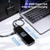 Dockcase USB-C® dokovací stanice Vhodné pro značky (dokovací stanice pro notebook): univerzální Integrovaný displej, vč. funkce nabíjení, napájení USB-C®,