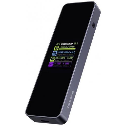 Dockcase 5s PLP Smart Pouzdro pro SSD M.2 USB-C™ (USB 3.2 Gen 2) 10 GBit/s M.2 PCIe NVMe 2230, 2242, 2260, 2280 DSWC1P-5