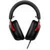 HyperX Cloud III BLK/RED GAM Headset uzavřená (Over Ear) kabelová stereo černá/červená Gaming