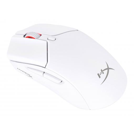 HyperX Pulsefire Haste 2 optická herní myš, přenos Bluetooth®, 6 tlačítko, 26000 dpi, bílá