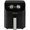 GourmetMaxx 14578 horkovzdušná fritéza 4 l 1 400 W Cool touch pouzdro černá