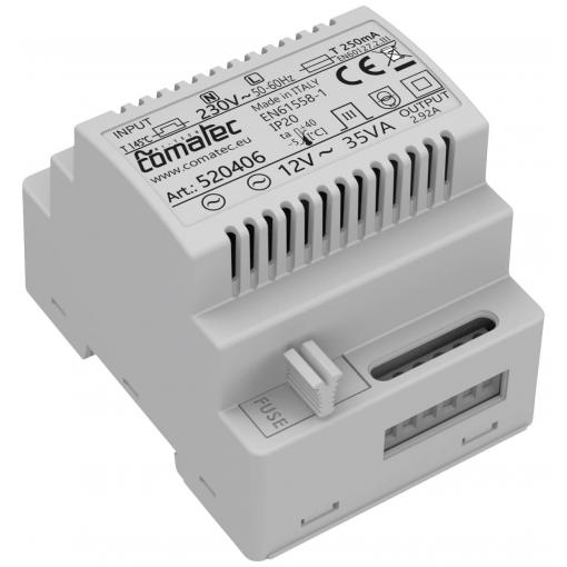 Comatec TBD203512F4 síťový zdroj na DIN lištu 12 V/AC 2.92 A 35 VA Obsah 1 ks