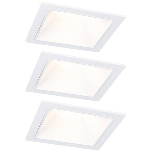 Paulmann 93126 Cole LED vestavné svítidlo, LED, 6 W, bílá, sada 3 ks